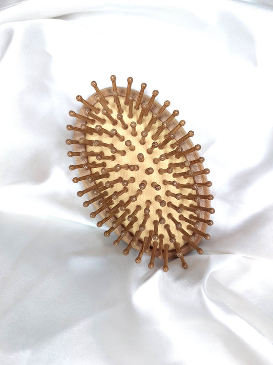 Bamboo Brush Oval